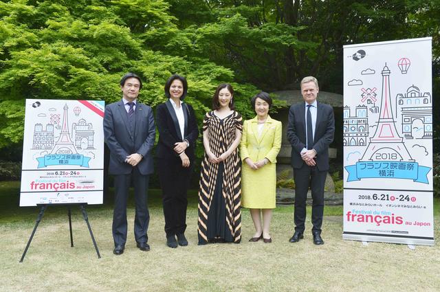 画像: 常盤貴子を中心にした「フランス映画祭2018」ラインナップ発表会登壇者たち
