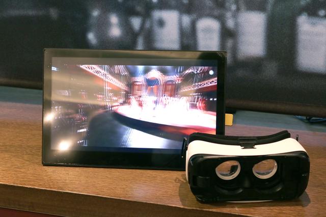 画像1: 出演者たちのリハーサルを360度ビューで見られるVR体験も