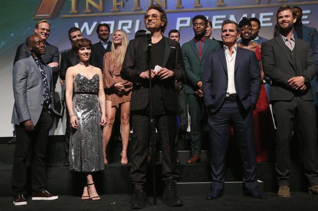 画像: 前作『アベンジャーズ/インフィニティ・ウォー』のイベントに集結したキャストたち Photo by Jesse Grant/Getty Images for Disney