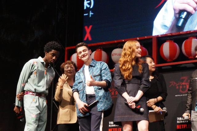 画像10: Netflixドラマ『ストレンジャー・シングス 未知の世界3』
来日したメインキャスト4人が“夏祭り”イベントに登場!!