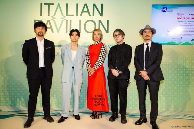 画像: 左から、〈『楽園』二宮直彦プロデューサー、村上虹郎〉、〈『人間失格 太宰治と3人の女たち』蜷川実花監督、池田史嗣プロデューサー〉、〈『カツベン!』天野和人プロデューサー〉