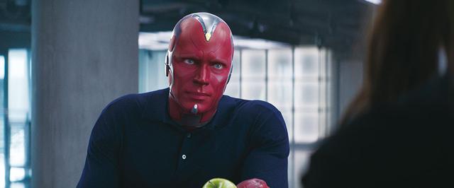 画像: ヴィジョンは後に実体を持つようになります 「シビル・ウォー/キャプテン・アメリカ」より