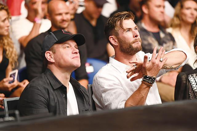 画像: マット・デイモンとはスポーツ観戦も