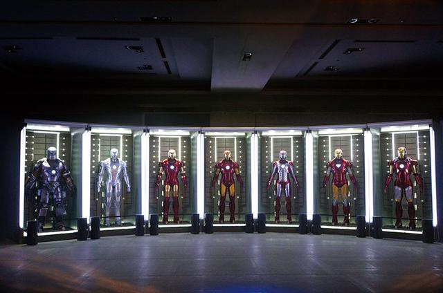 画像: アイアンマン ホール・オブアーマー/トニー・スタークのラボに格納されたアーマー群
