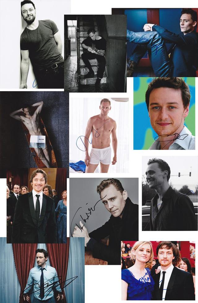 画像: ★二大英国男優<トム・ヒドルストン/ジェームズ・マカヴォイ>にフォーカスした直筆オートグラフをフル・ラインナップ! ■11月8日(日)ON SALE !