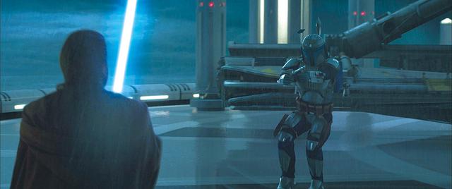 画像: オビ=ワンvsジャンゴ・フェット/「スター・ウォーズ エピソード2/クローンの攻撃」
