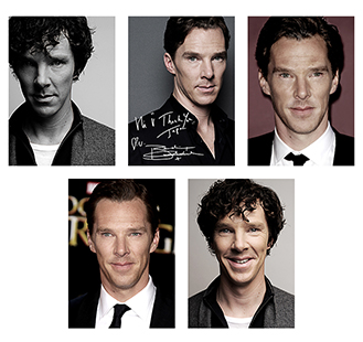 画像: 【アンコール発売】 ベネディクト・カンバーバッチ リプリントサイン入りポートレートセット 《送料無料》