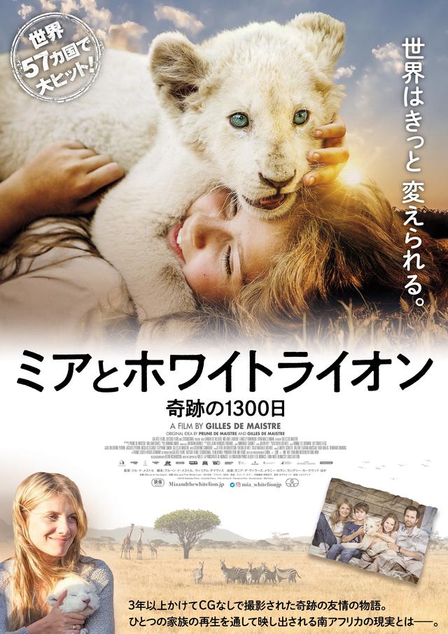 画像: 映画『ミアとホワイトライオン 奇跡の1300日』より、12歳の少女がライオンと心を通わすまでを収めた特別映像第2弾が到着!