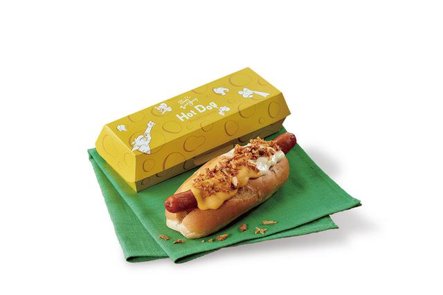 画像: トムとジェリー ホットドッグチーズ&チーズメルト 495円(税込)