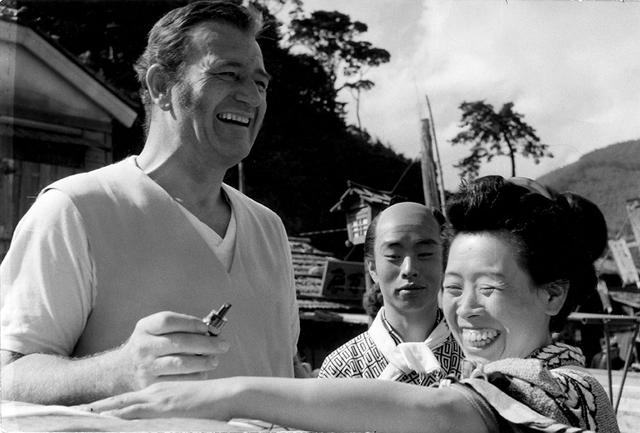 画像: ジョン・ウェインも『黒船』の撮影を1957年に日本で行なった