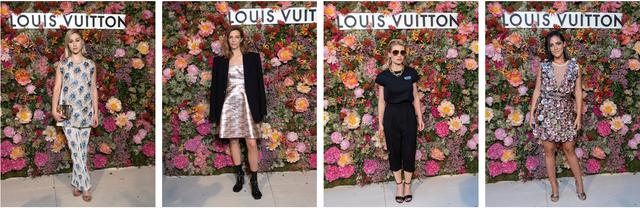 画像: (C)LOUIS VUITTON (左から)モデルのレナ·シモーヌ、 デザイナーのアミナ·モアディ、 映画プロデューサーのメリタ·トスカン·デュ·プランティエ、 デザイナーのクリスチャン·ルブタン