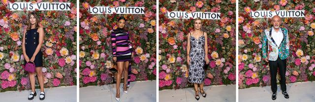 画像: (C)LOUIS VUITTON (左から)モデル兼俳優のディラン·ペン、 俳優のアデル·エグザルホプロス、 俳優のノエミ·メルラン、 シンガーソングライターのルース·アンド·ザ·ヤクザ
