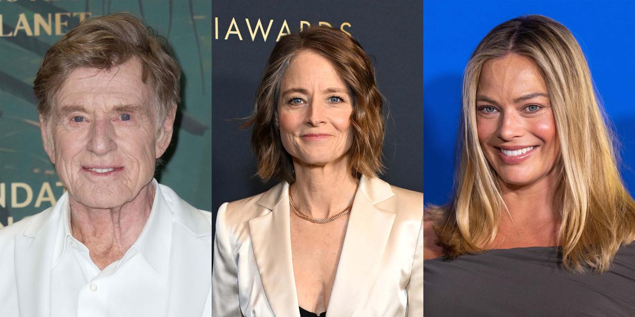画像: （左から）ロバート・レッドフォード、ジョディ・フォスター、マーゴット・ロビー Photos by Getty Images