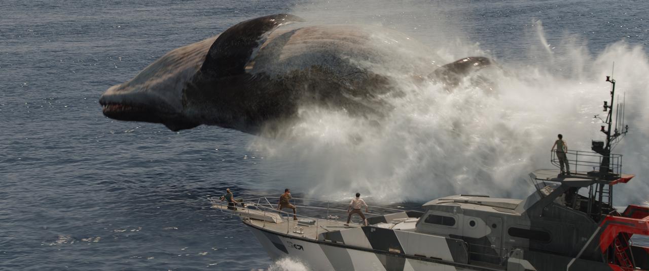 画像: <マルタ>モササウルスが生息する海洋シーン