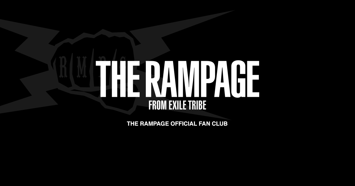 画像1: THE RAMPAGE OFFICIAL FAN CLUB