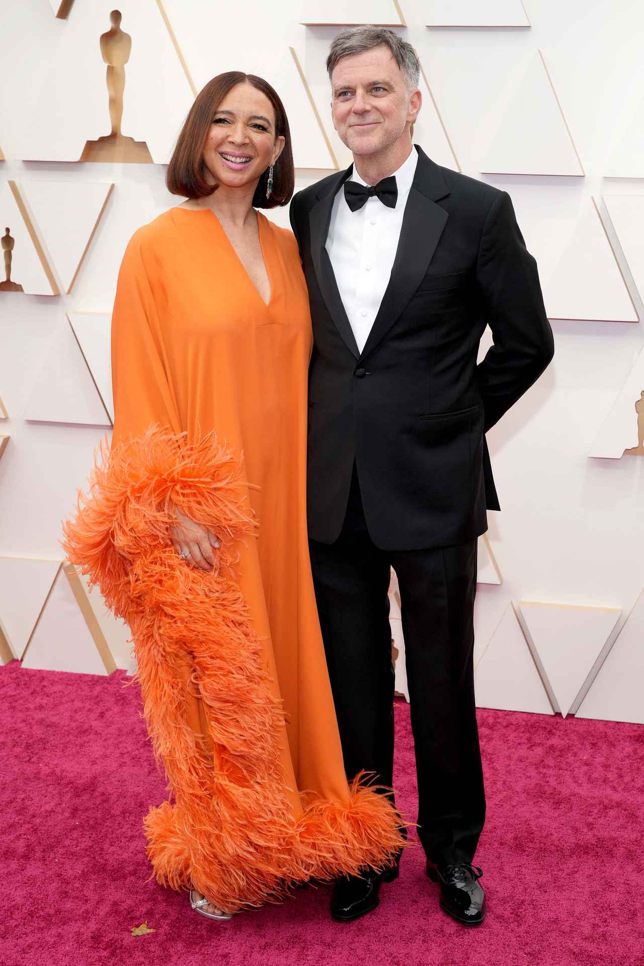 画像: 長年のパートナー、マヤ・ルドルフとアカデミー賞授賞式で Photo by Kevin Mazur/WireImage