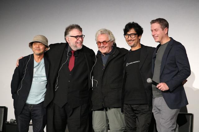 画像: 押井守、ギレルモ・デル・トロ、ジョージ・ミラー、小島秀夫、ジェフ・キーリー