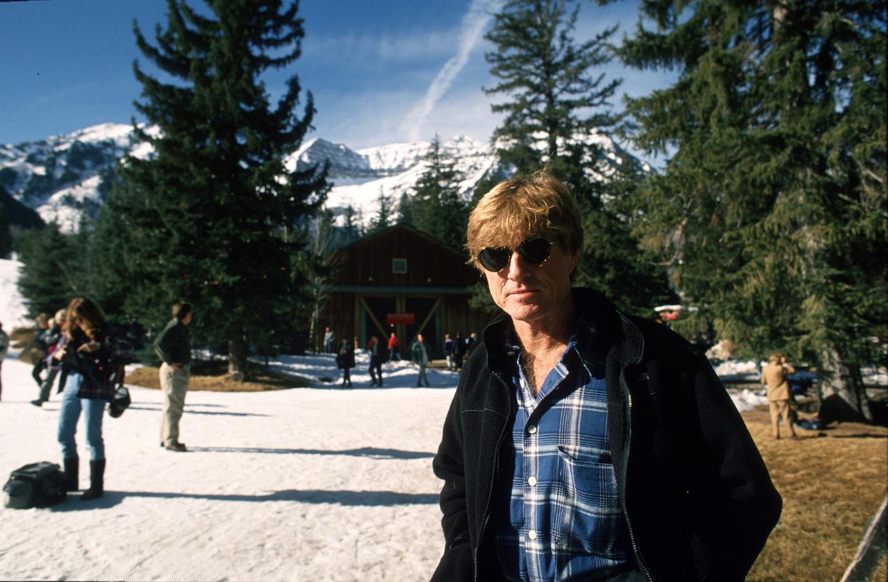 画像: ユタ州ソルトレイクシティーで毎年開催されるサンダンス映画祭の創設者として現地で撮影されたスナップ