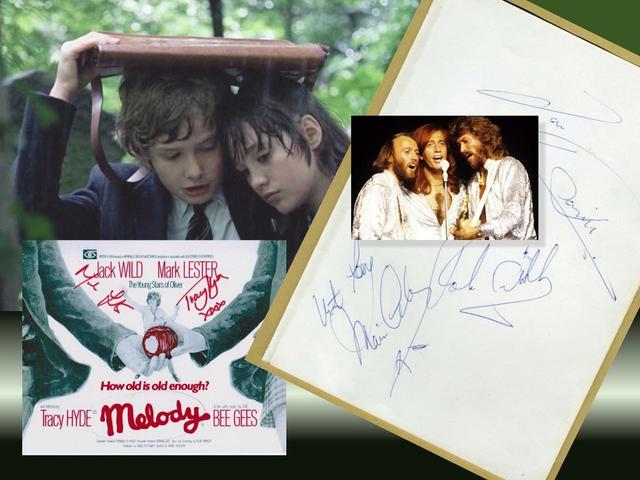 画像: ★祝！マーク･レスター／トレイシー･ハイド来日———「小さな恋のメロディ」デュアル･オートグラフ＆「ビー･ジーズ」フルメンバー によるオートグラフを公開。 - SCREEN ONLINE（スクリーンオンライン）