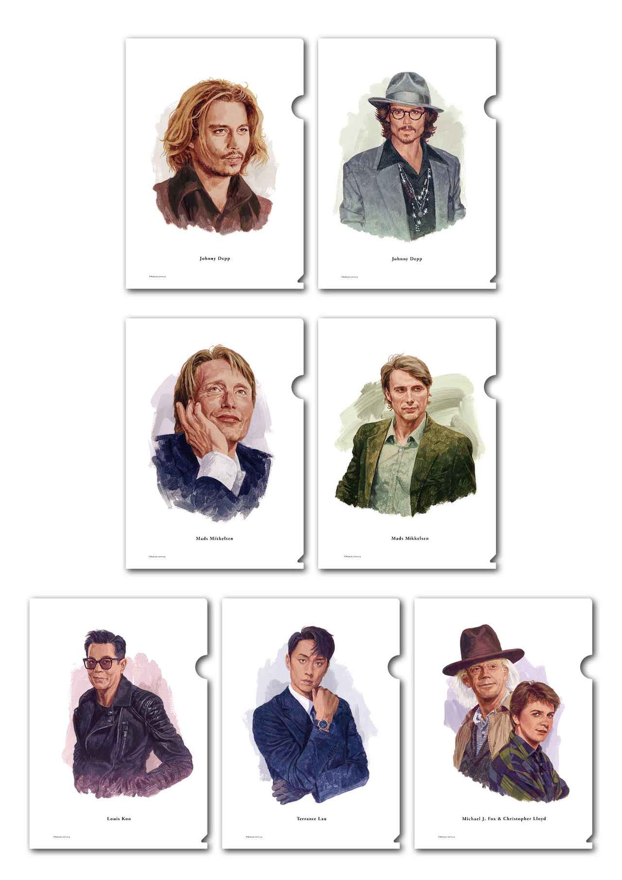 画像: 新絵柄が追加されたクリアファイル