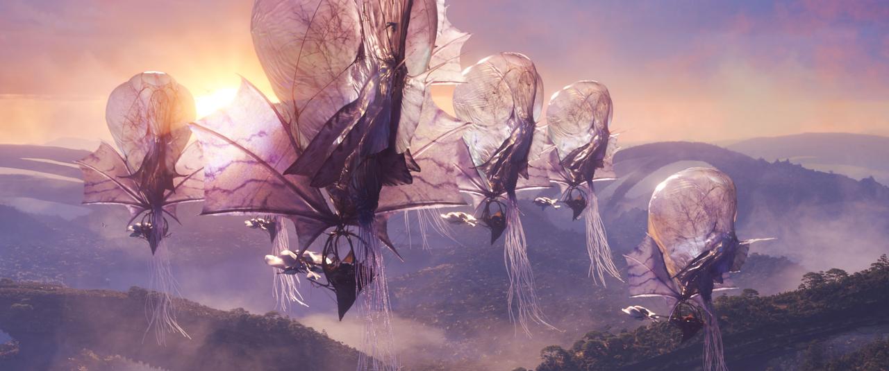 画像: 大空を移動するウィンドトレーダーズ