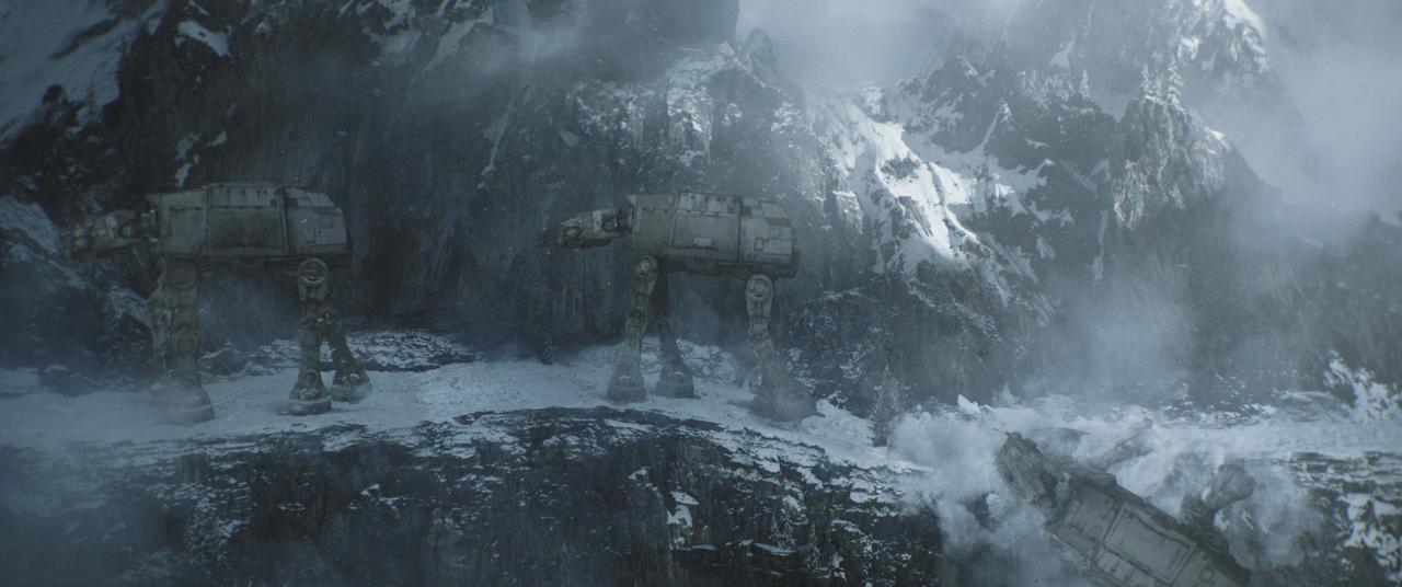 画像: 公開されている特報映像ではAT-AT をマンダロリアンが破壊するシーンも