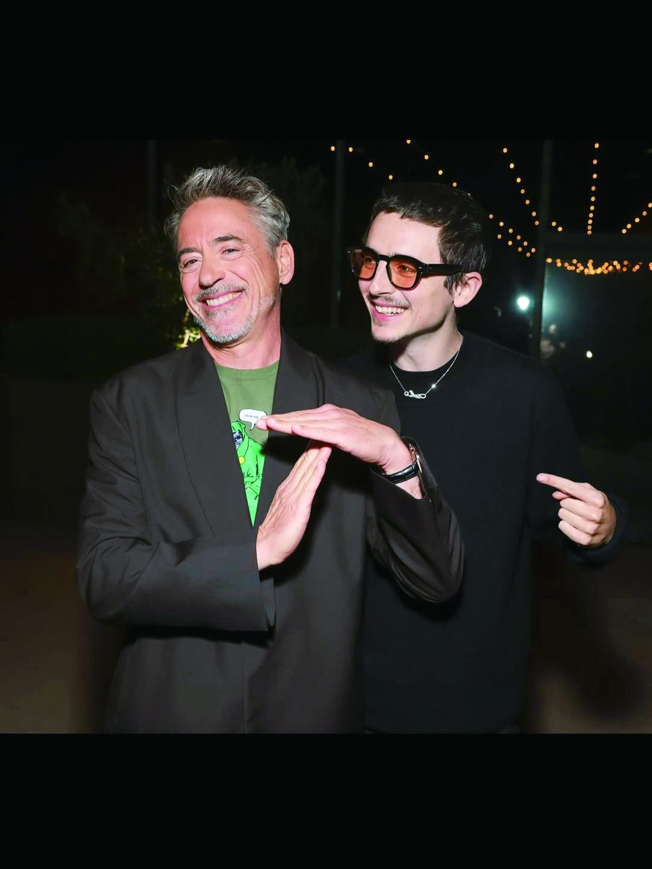 画像: ロバート・ダウニーJr.のインスタグラムより　＠robertdowneyjr by Instagram