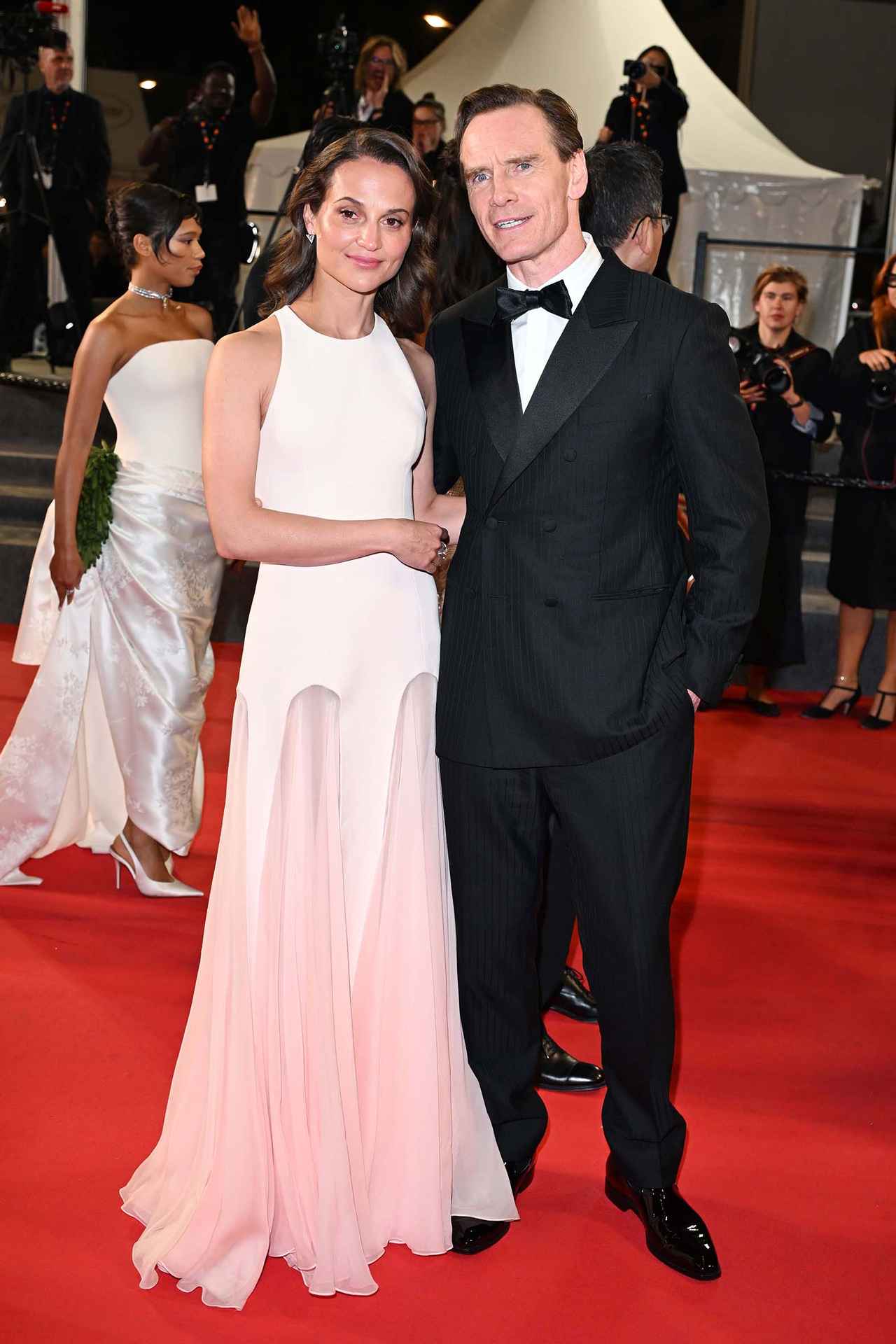 画像: アリシア・ヴィキャンデル&マイケル・ファスベンダー Photo by Kate Green/Getty Images