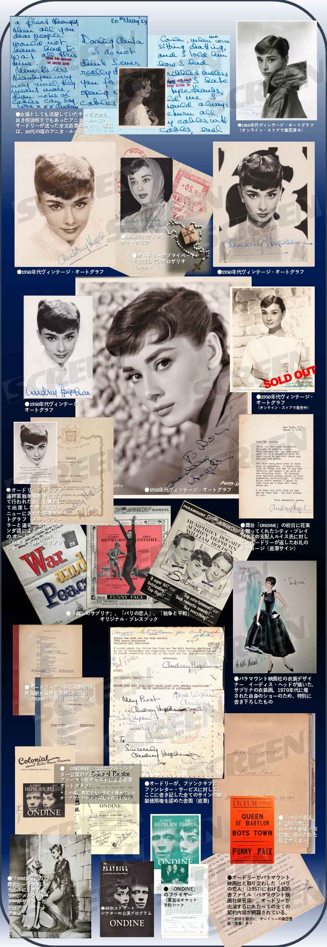 画像: ◆SCREEN Collections オードリー・ヘプバーン【1950年代ハリウッド活動期】ギャラリー・コレクションにて公開！
