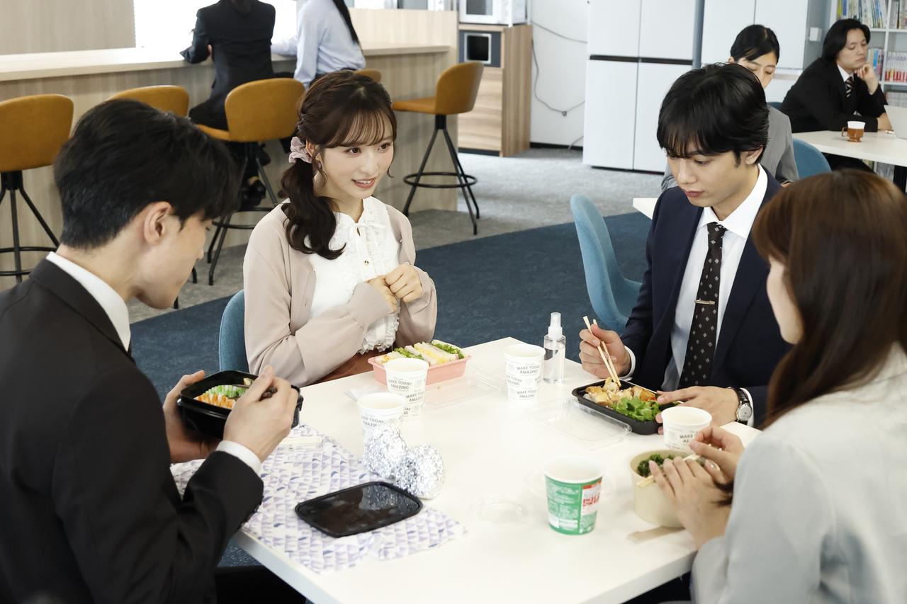 画像3: ゆいかれん:ドラマ「ドライな同期の溺愛癖」インタビュー
クスッと笑える感じで楽しんでもらえる作品なのかなと思います
