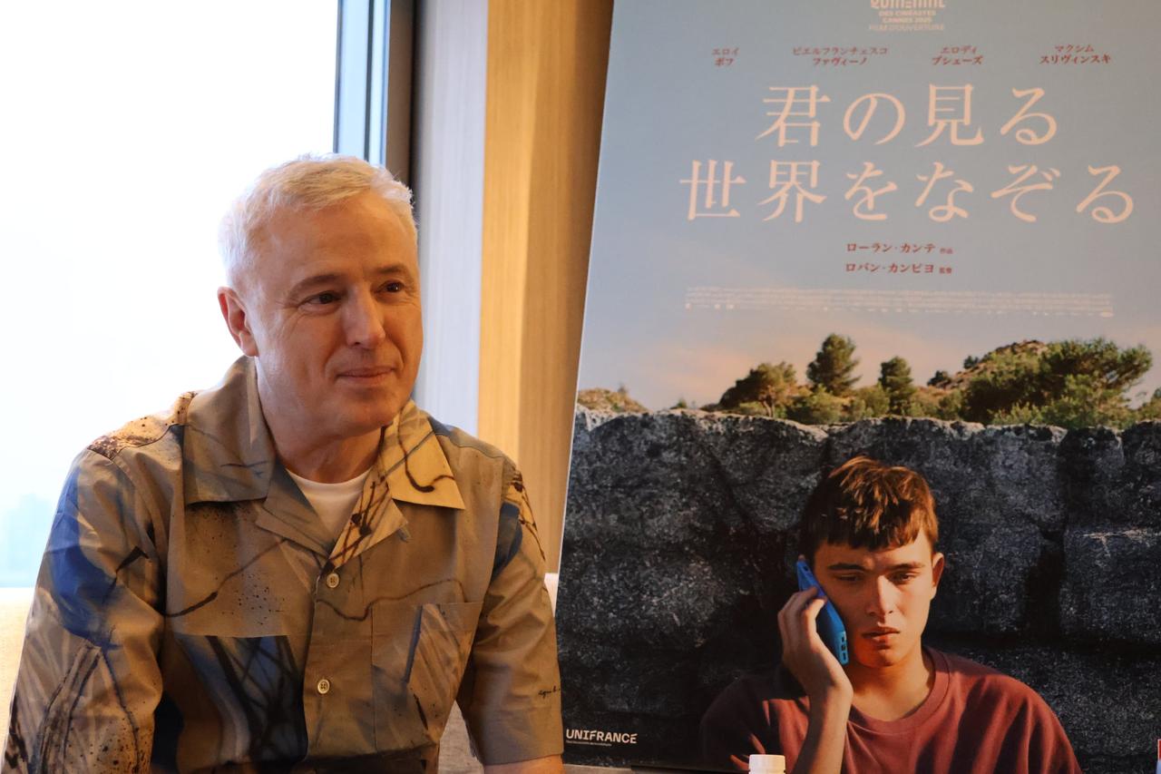 画像: ロバン・カンピヨ監督 撮影・工藤静佳