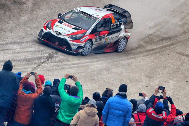 画像1: 【ラリー】トヨタ・ヤリスWRC。第1戦ラリーモンテカルロでWRC復帰戦で表彰台に立つ