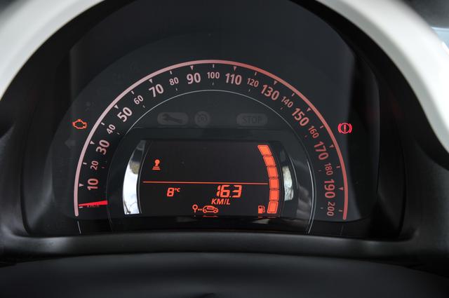 画像: ▲200km/hの速度計の中に情報パネルを持つ1眼タイプ。回転計はないがシフトアップのタイミングを教えてくれる。