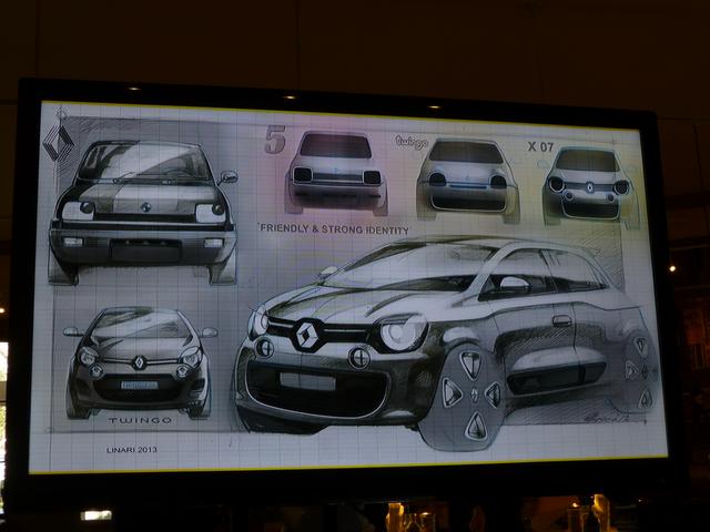 画像: ▲現行型トゥインゴはルノーの往年の名車「5(サンク)」のイメージを踏襲する。