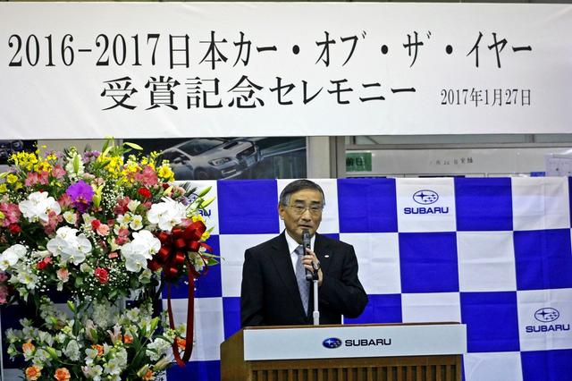 画像: 富士重工業の近藤潤副社長。かつてここ群馬製作所の所長を務めていたこともある。
