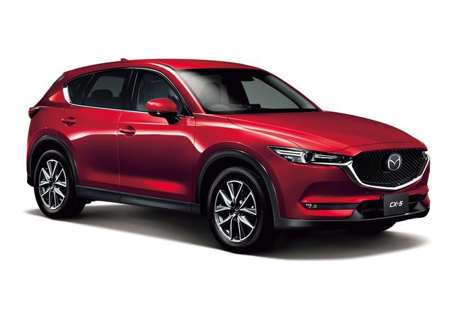 画像: ▲新型CX-5が初採用となる新色 ソウルレッドプレミアムメタリック 。