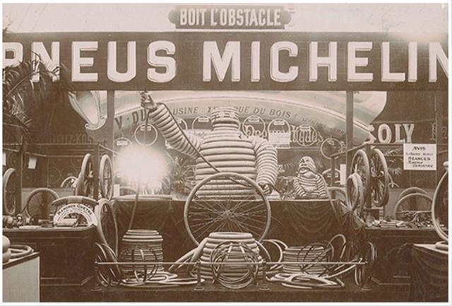 画像: Stand-Michelin-au-Salon-du-Cycle-de-1898_history (c)Michelin