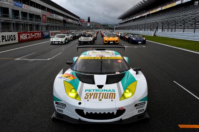 画像: スーパーGTに参戦しているエヴォーラも見られる…はずだ。
