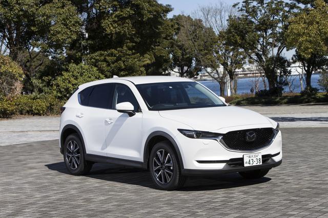 画像: CX-5 XD Lパッケージ 4WD。ボディカラーは、スノーフレークホワイトパールマイカ。