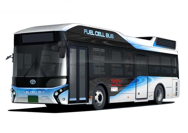 画像: こちらはバス会社の社名などが入っていないベース車の状態。