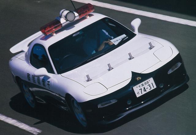 画像: 千葉県警高速隊に納入されたセブン。全国で7台存在していたことが確認されている。