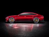 画像: 流麗な4ドアクーペモデルのメルセデス・AMG GTコンセプト。