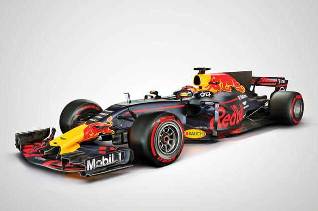 画像: 2017シーズンのF1マシン、レッドブルRB13。いまやチーム名がスポンサー企業そのものとなっている。