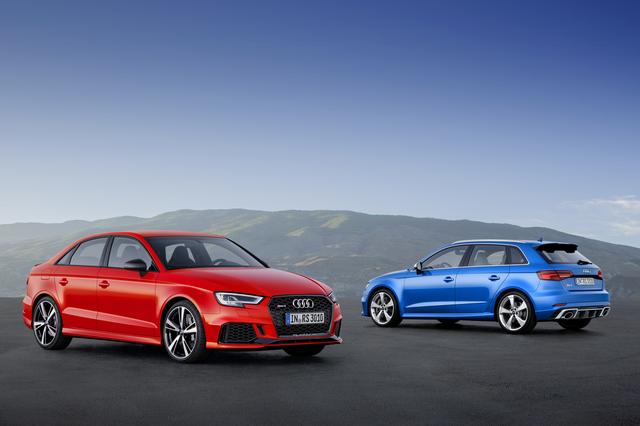 画像: 新登場のRS3セダンだけでなく、5ドアハッチバックのRS3スポーツバックも登場。