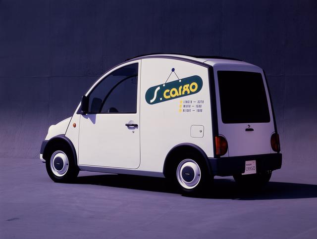 画像: 1989年に登場したエスカルゴ。日産パイクカーのなかで唯一の商用バン。
