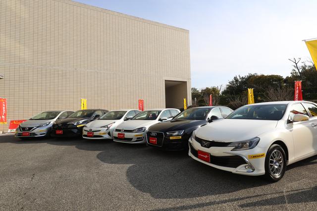 画像: 淡路島で開催されたダンロップ ル・マン ファイブの試走会。豊富な車種を用意し、それぞれのクルマで試すことが出来た。