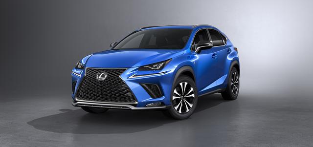 画像1: 従来の NX200t から NX300 に改称された2Lターボエンジン搭載車の F SPORT(写真は中国仕様)。