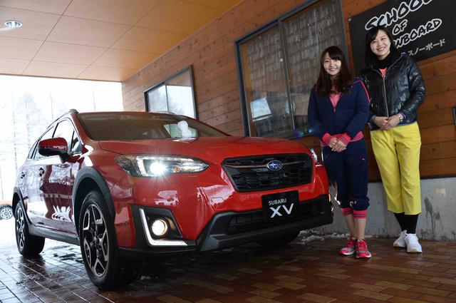 画像: スバルスターズと新型XV。こんな雰囲気、悪くないと思いません? ちょっとどこかへ出かけたくなりますね。