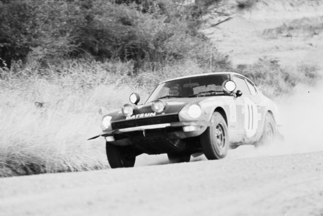画像: 海外のモータースポーツでは2.4ℓエンジンを搭載する240Zが活躍した(写真は1973年のサファリラリー)。