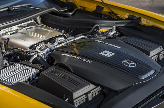 画像: 4L V8ツインターボエンジンは、AMG GTより35psアップの最高出力557psを発生、最大トルクは680Nmとなる。